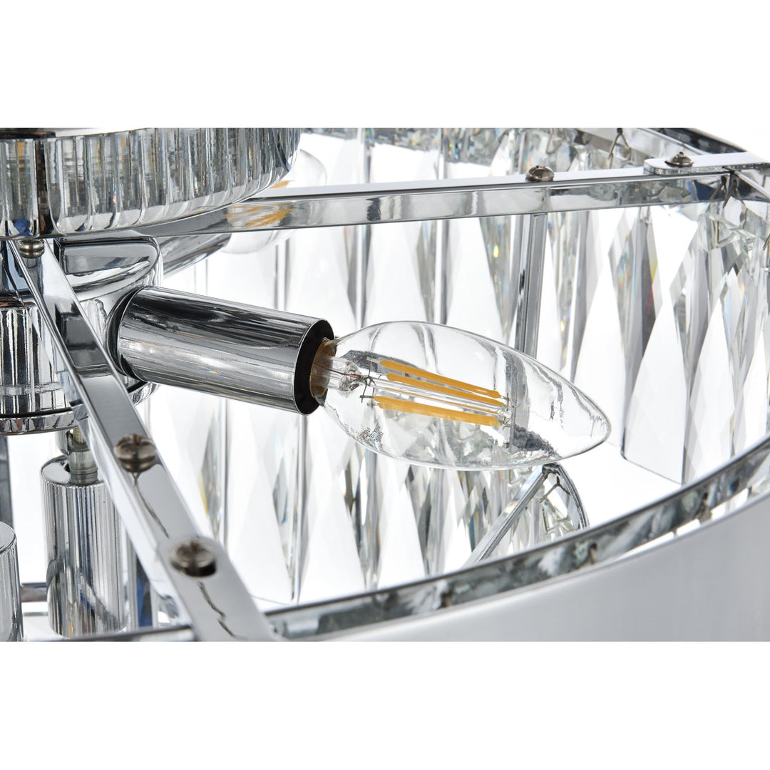 18 Inch Flush Mount In Chrome
