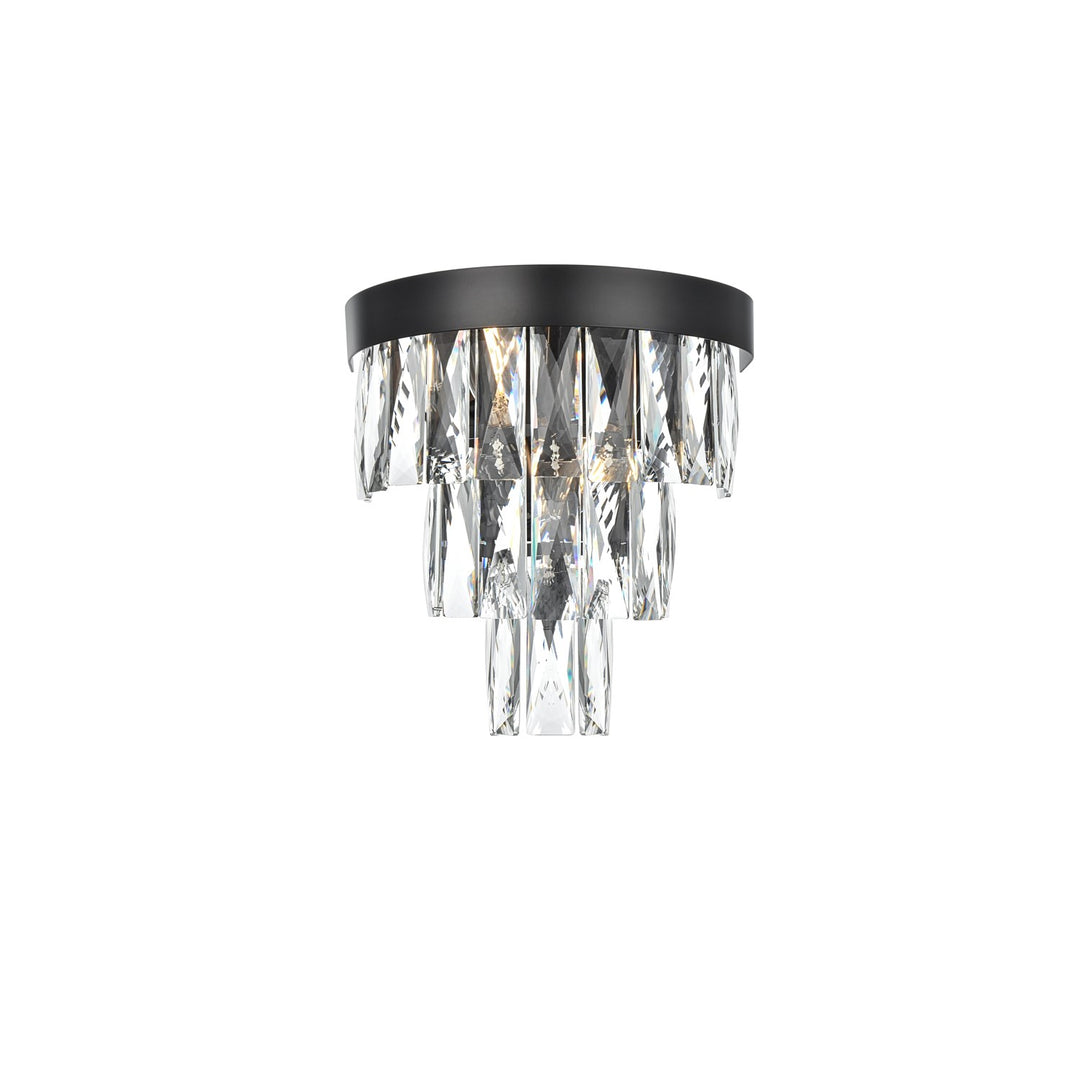 10 Inch Wall Sconce In Black by Elegant Lighting