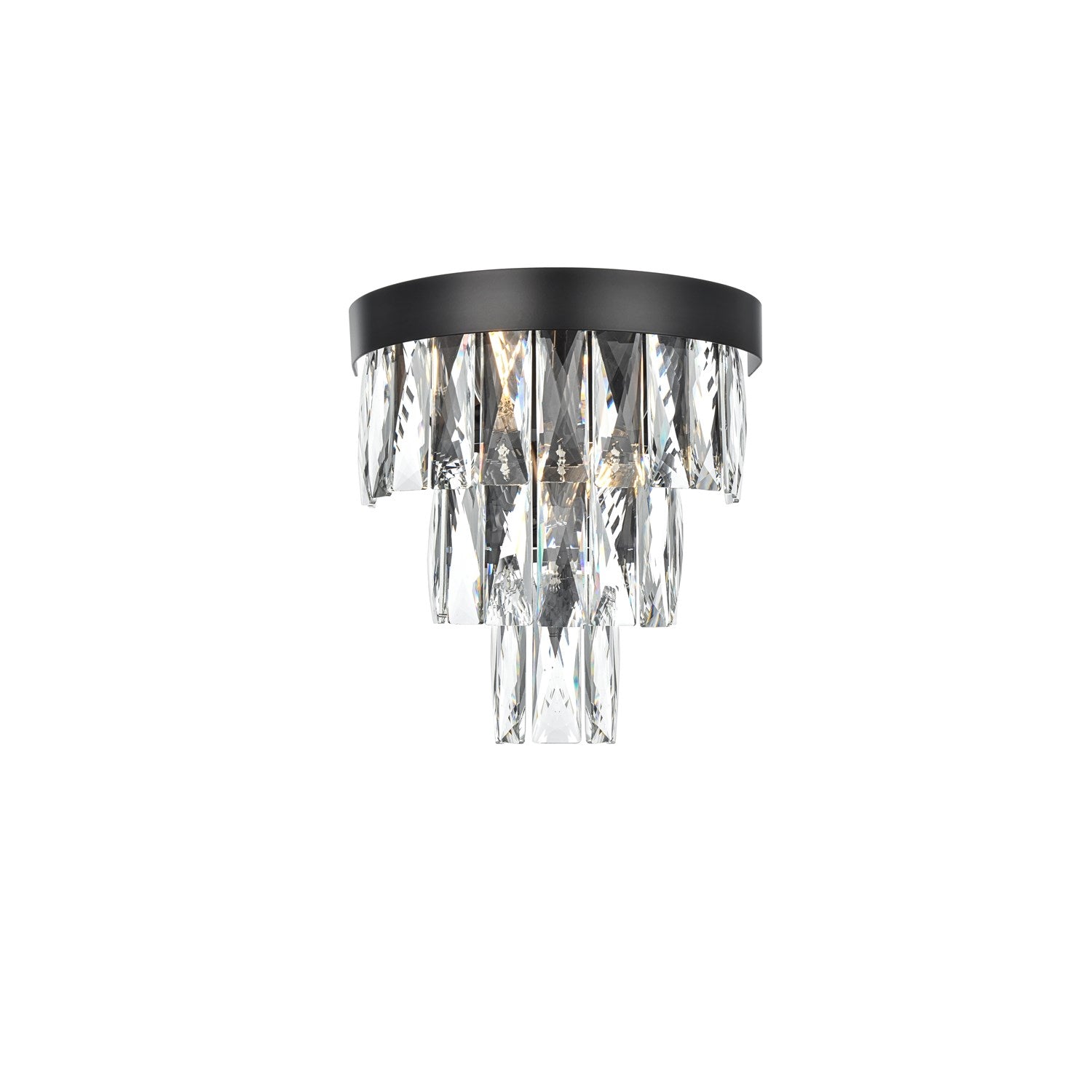 10 Inch Wall Sconce In Black by Elegant Lighting