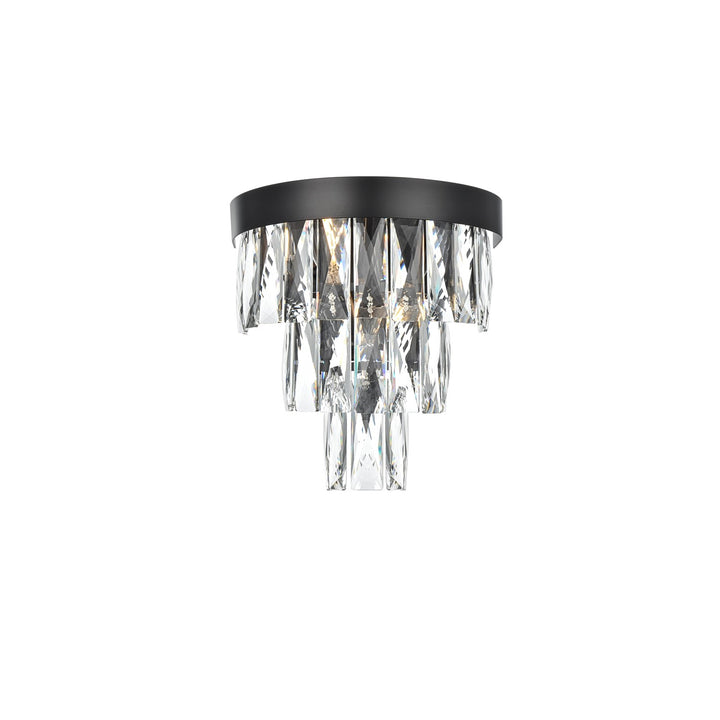 10 Inch Wall Sconce In Black by Elegant Lighting