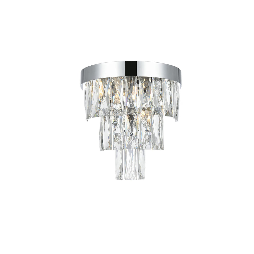 10 Inch Wall Sconce In Chrome by Elegant Lighting