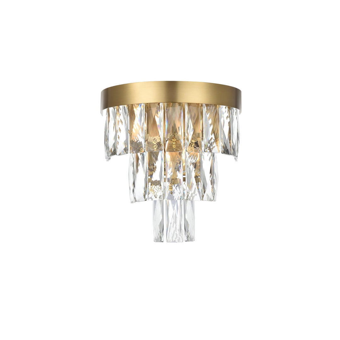 10 Inch Wall Sconce In Satin Gold by Elegant Lighting