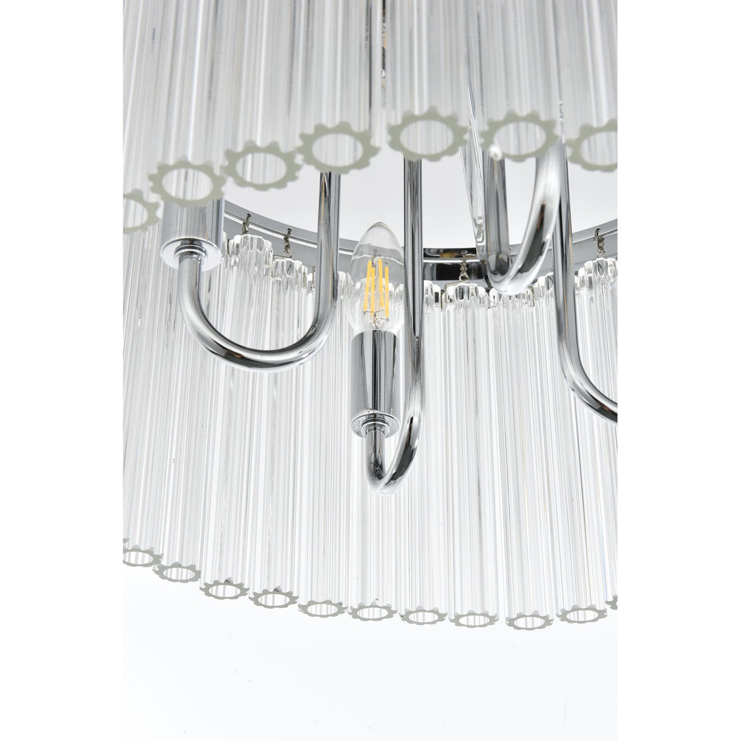 16 Inch Flush Mount In Chrome