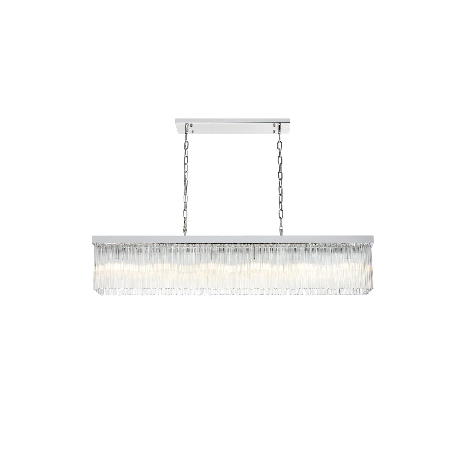 49 Inch Chandelier In Chrome by Elegant Lighting