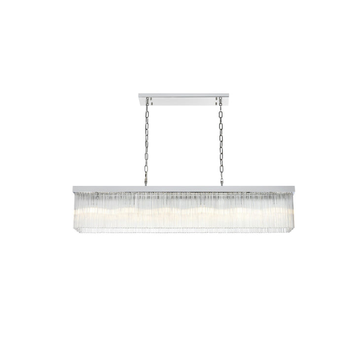 49 Inch Chandelier In Chrome by Elegant Lighting