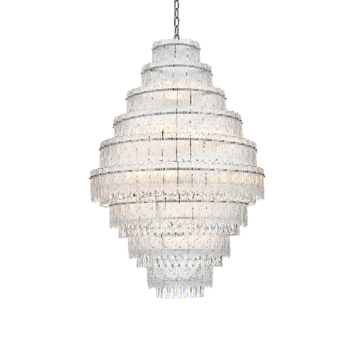 36 Inch Chandelier In Chrome
