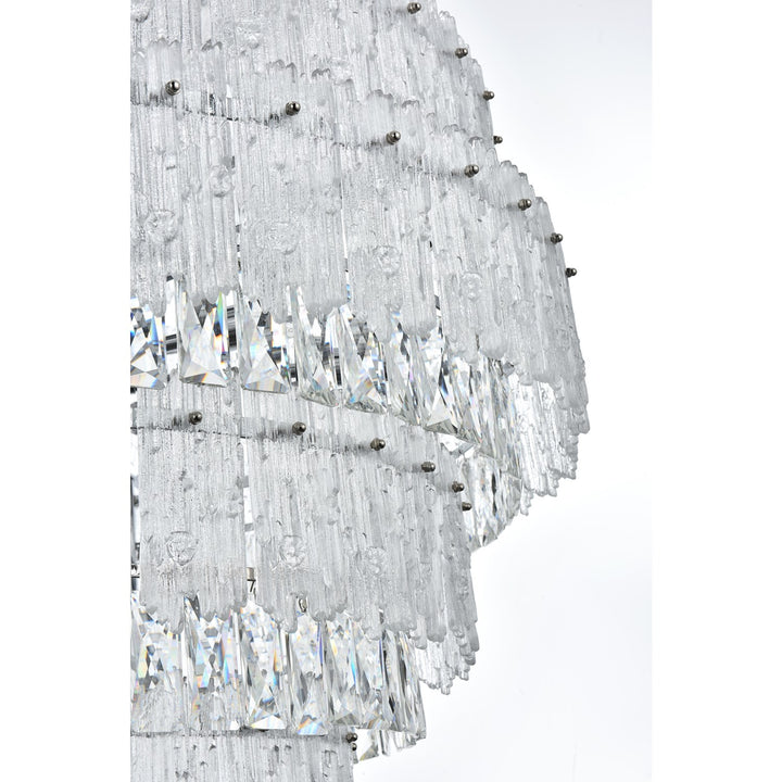 36 Inch Chandelier In Chrome