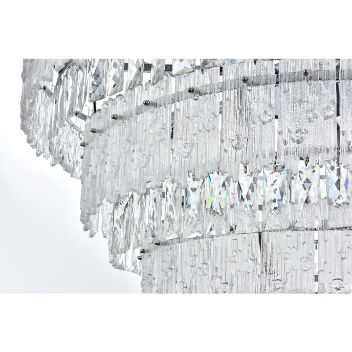 36 Inch Chandelier In Chrome