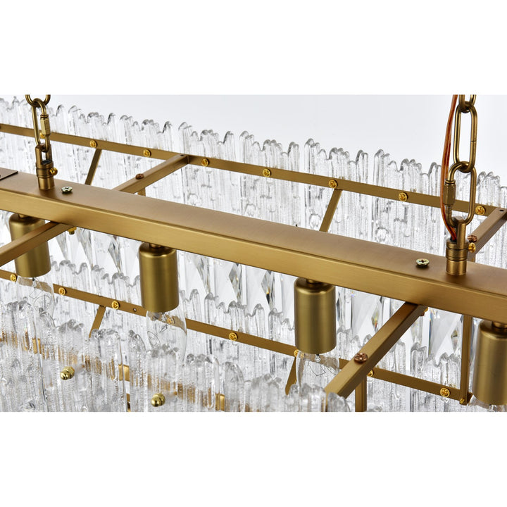 50 Inch Chandelier In Satin Gold