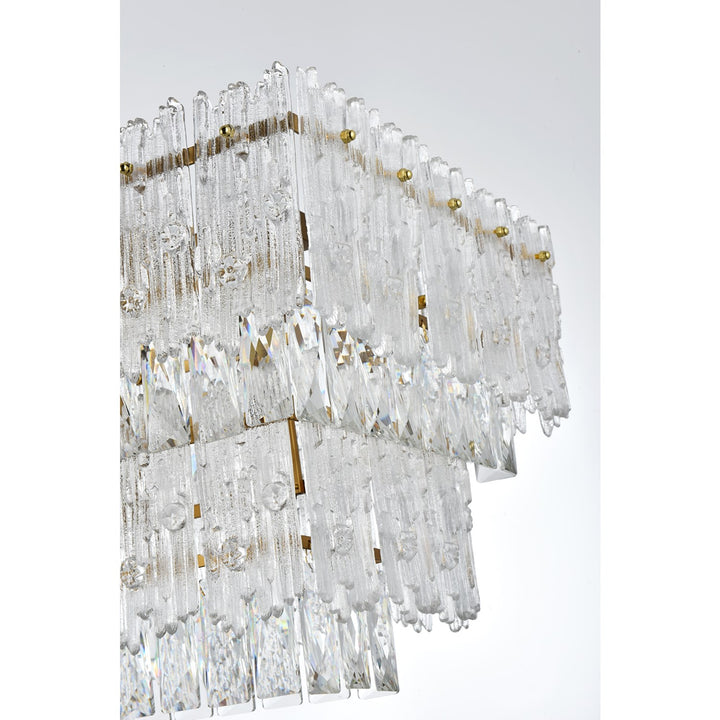 50 Inch Chandelier In Satin Gold