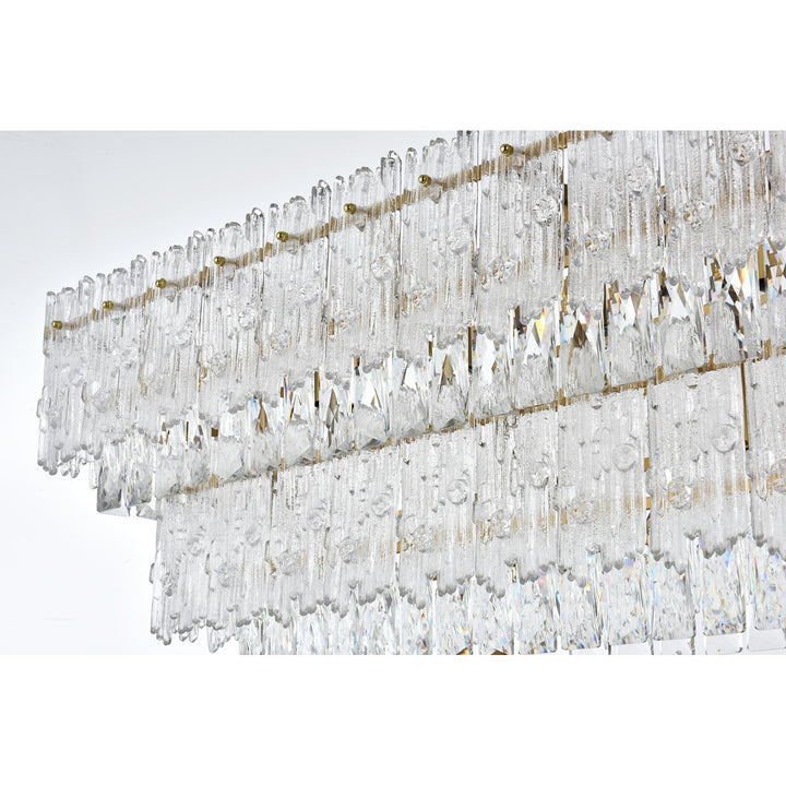 50 Inch Chandelier In Satin Gold