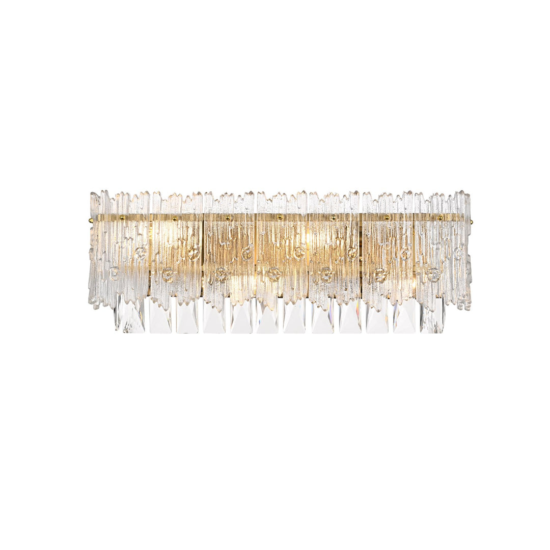 19 Inch Wall Sconce In Satin Gold by Elegant Lighting