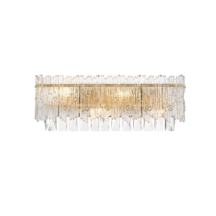 19 Inch Wall Sconce In Satin Gold by Elegant Lighting