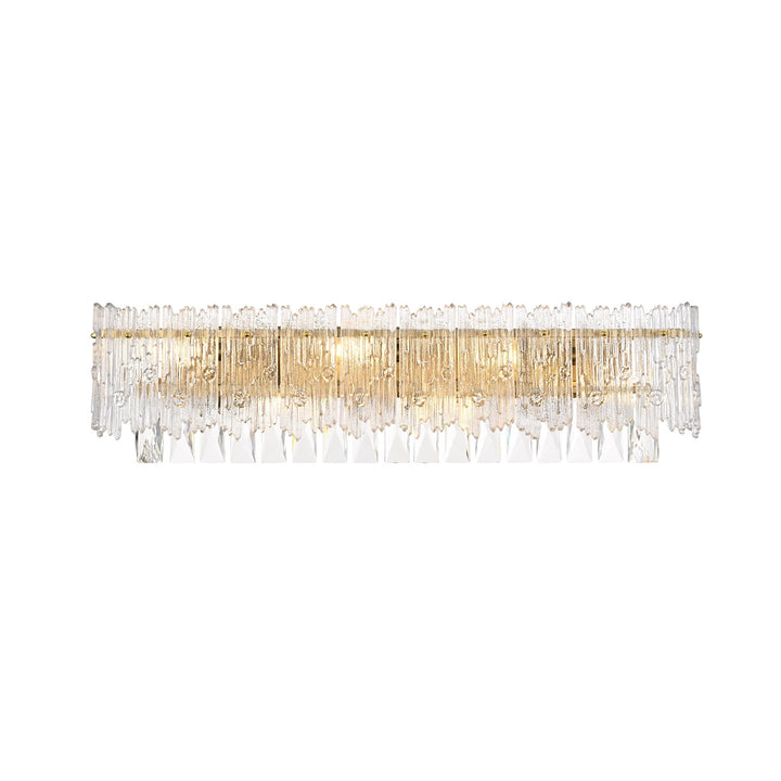 27 Inch Wall Sconce In Satin Gold by Elegant Lighting