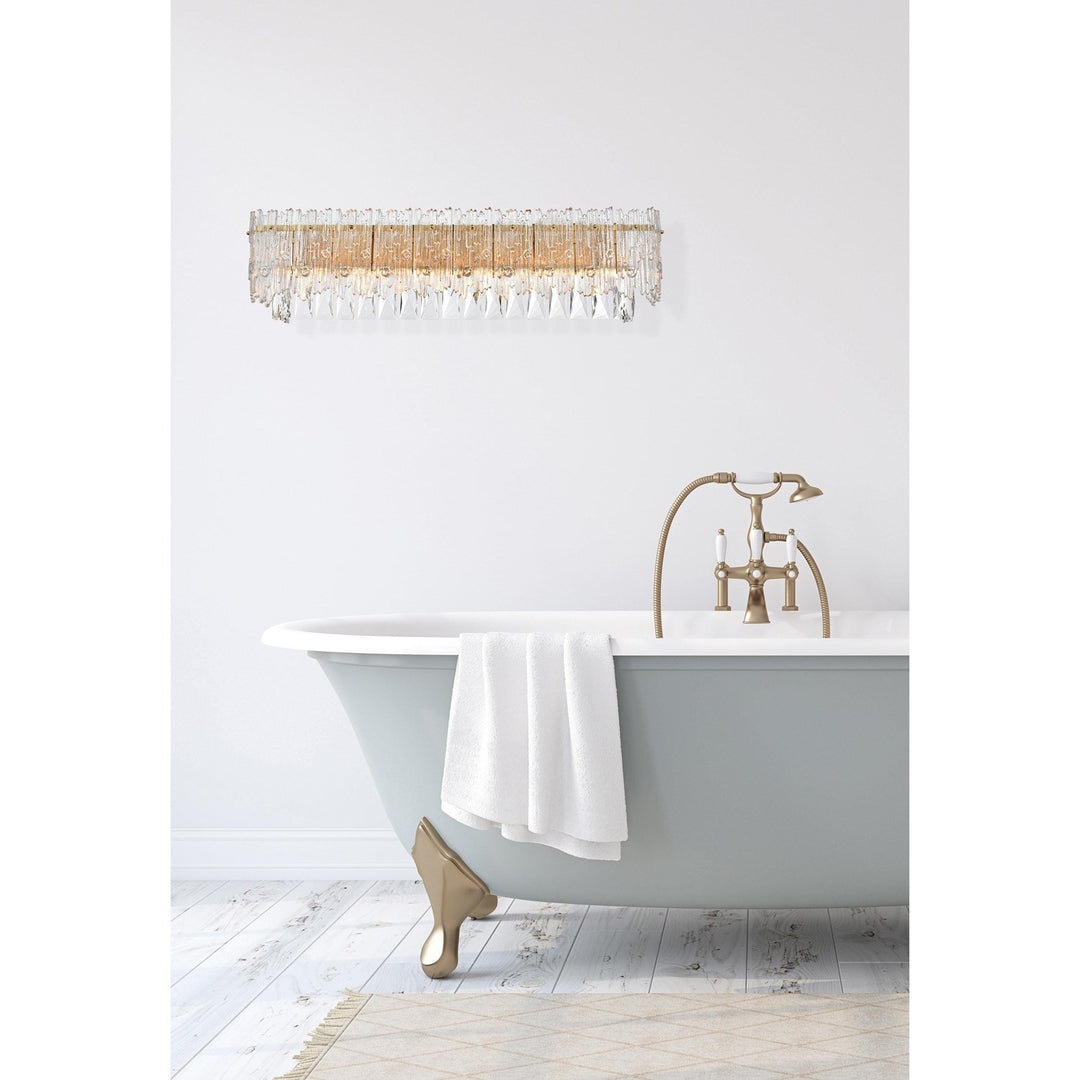 27 Inch Wall Sconce In Satin Gold