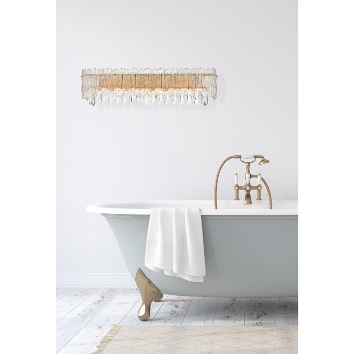 27 Inch Wall Sconce In Satin Gold