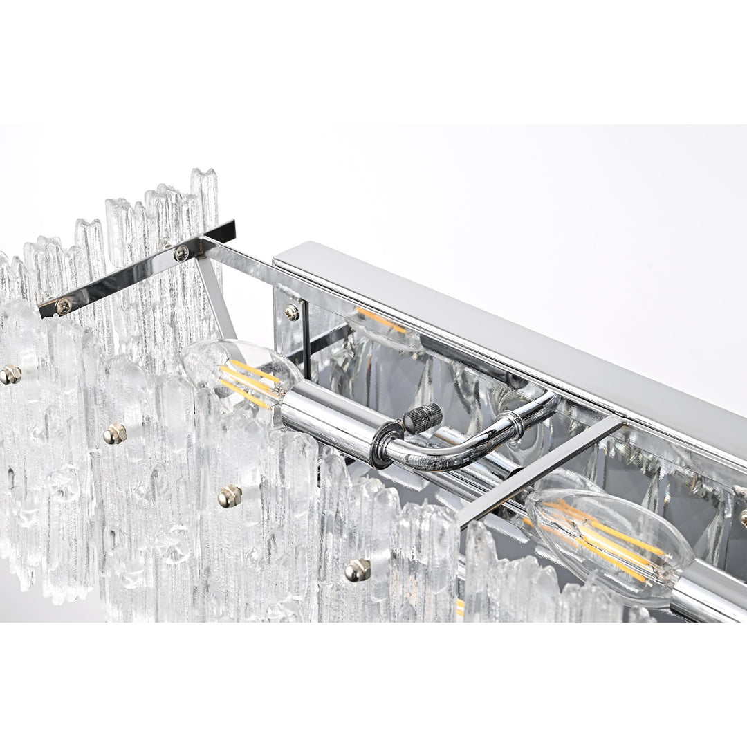 34.5 Inch Wall Sconce In Chrome