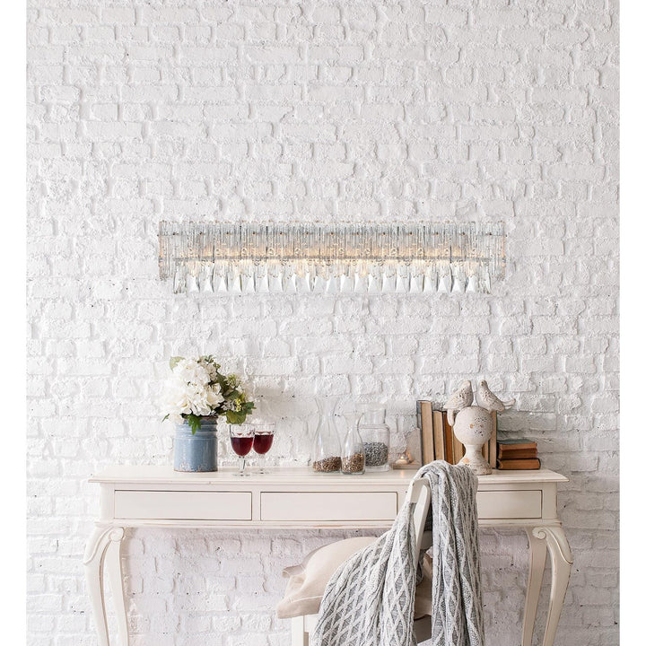 34.5 Inch Wall Sconce In Chrome