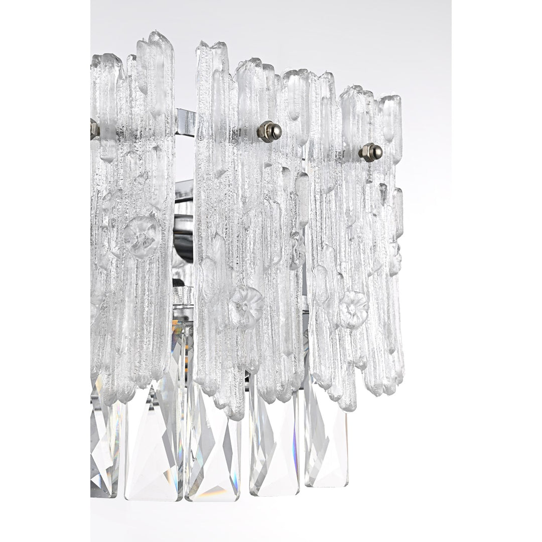 34.5 Inch Wall Sconce In Chrome