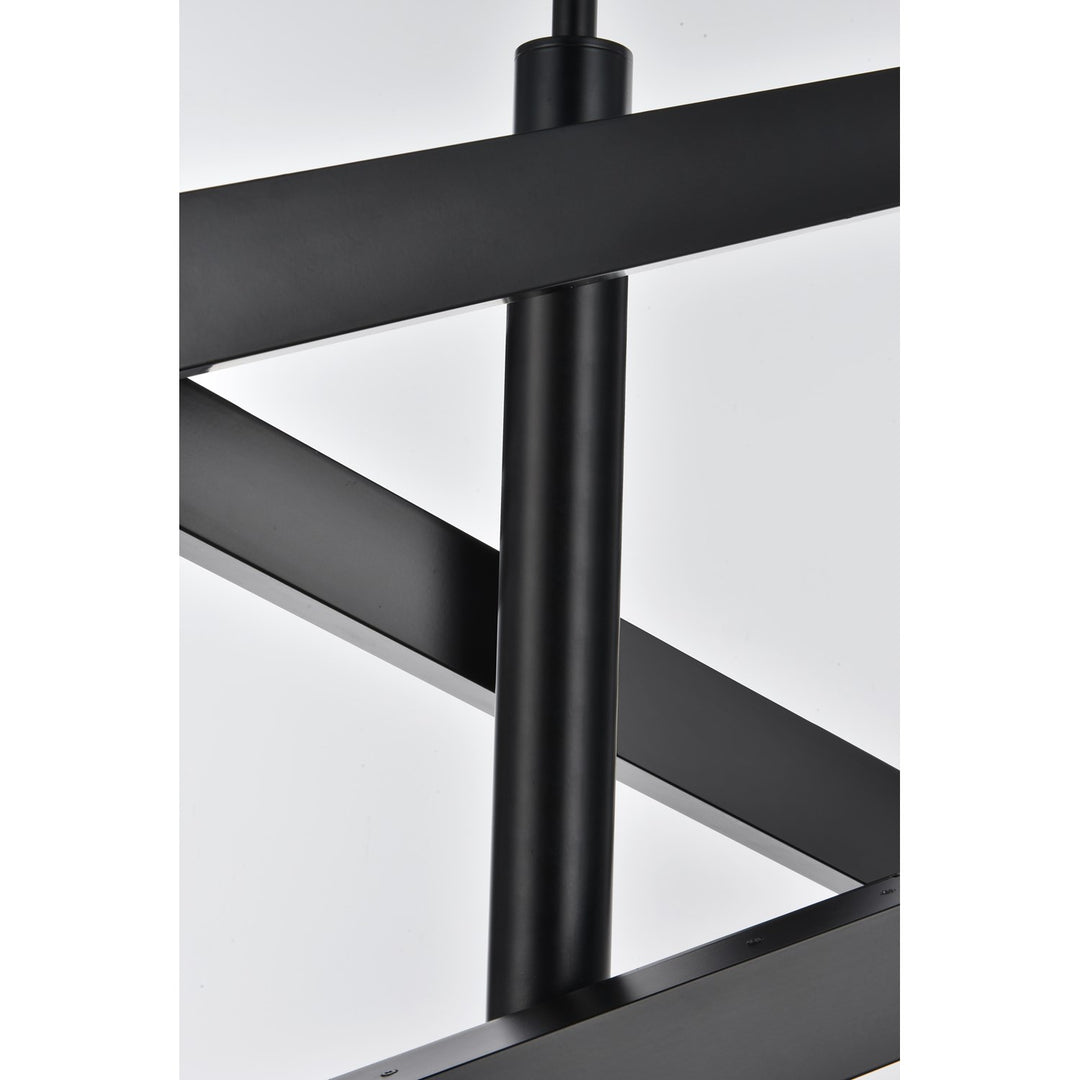 3-Bar Pendant In Black