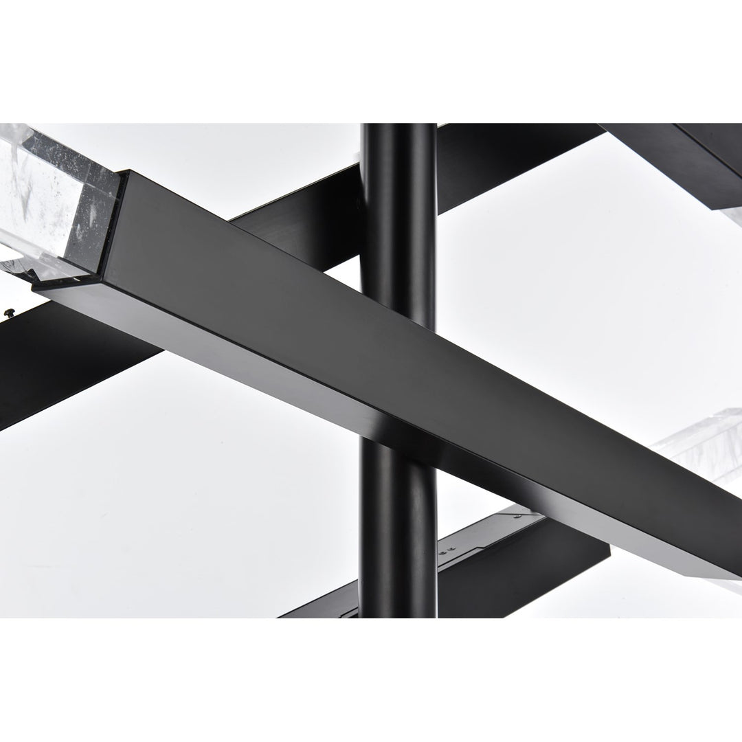 4-Bar Pendant In Black