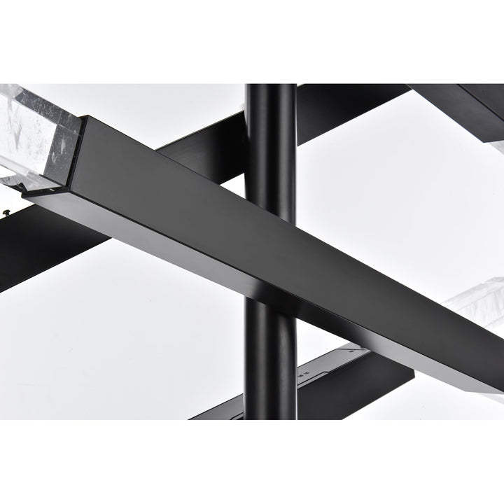 4-Bar Pendant In Black