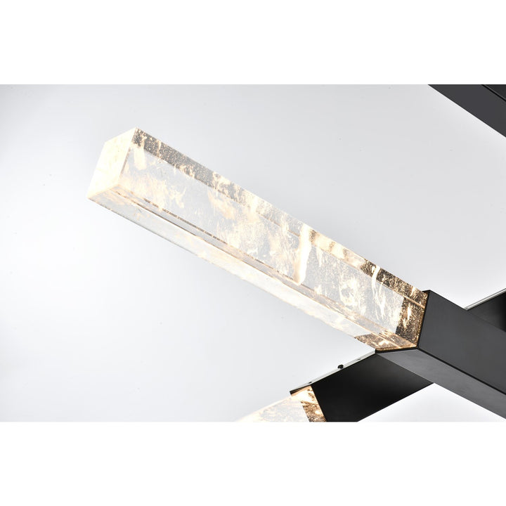 4-Bar Pendant In Black