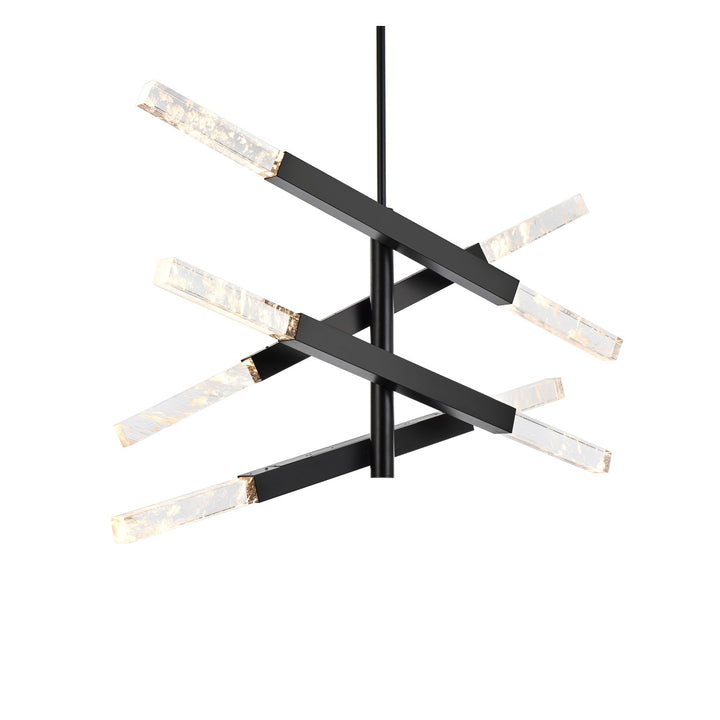 4-Bar Pendant In Black