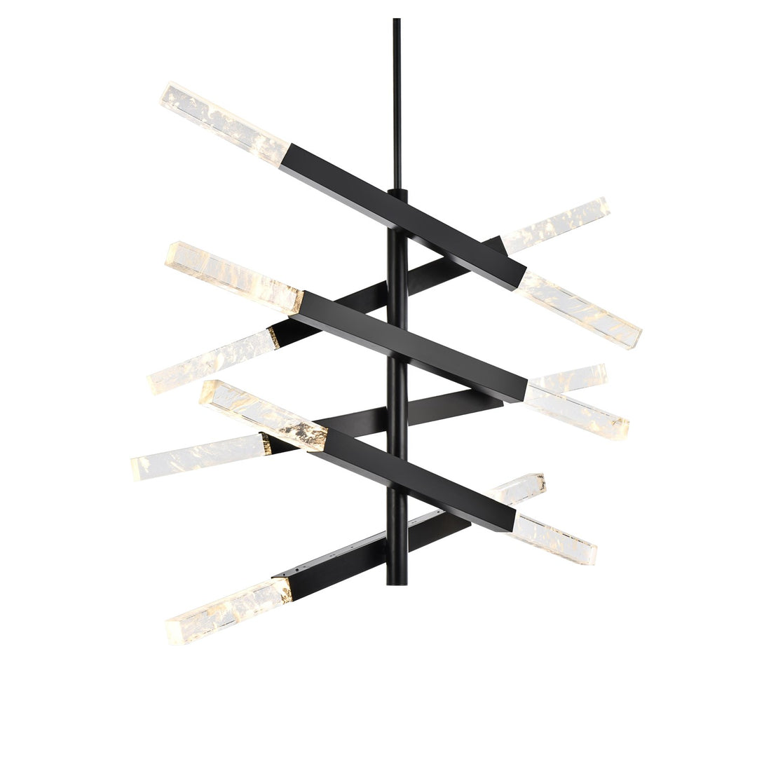 6-Bar Pendant In Black