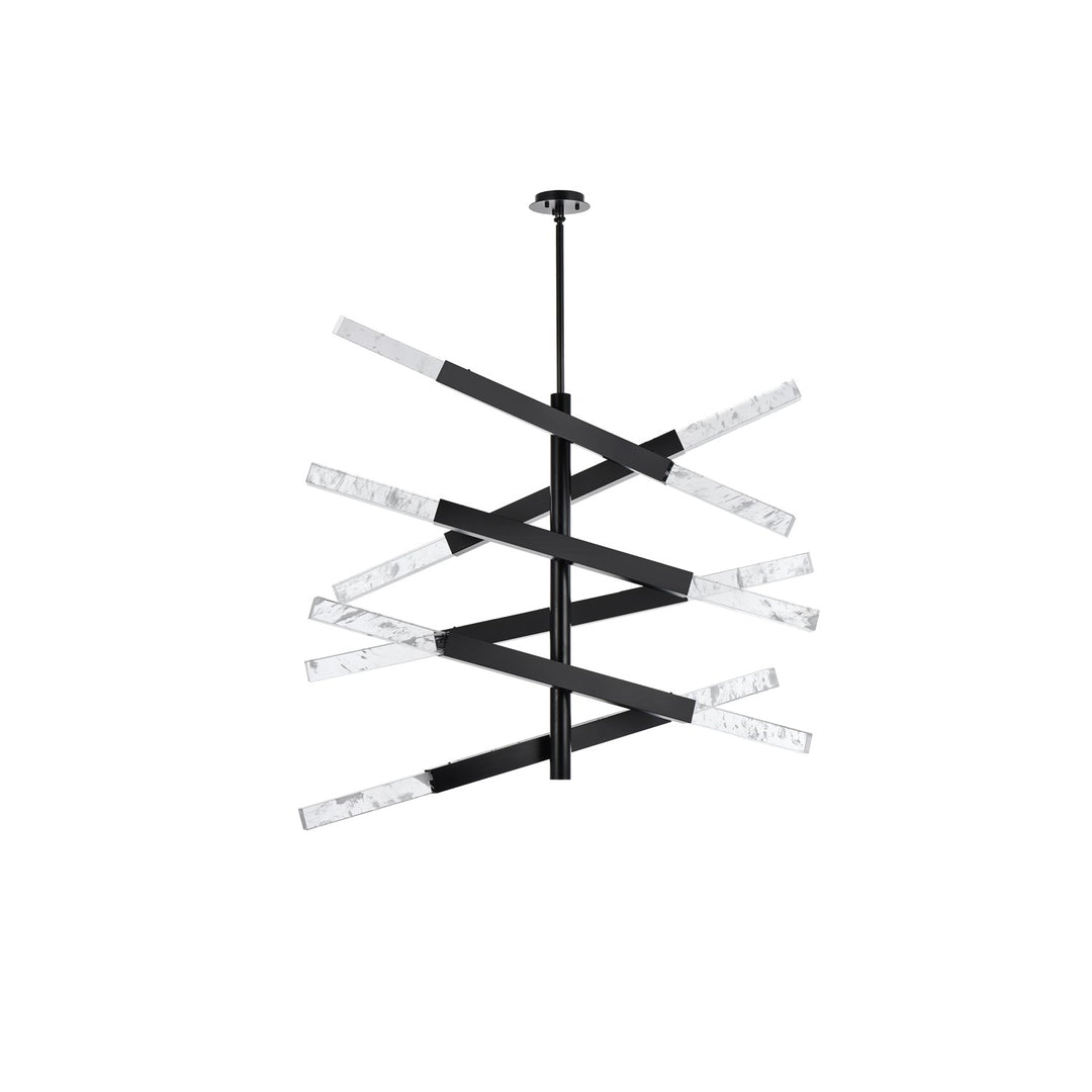 6-Bar Pendant In Black