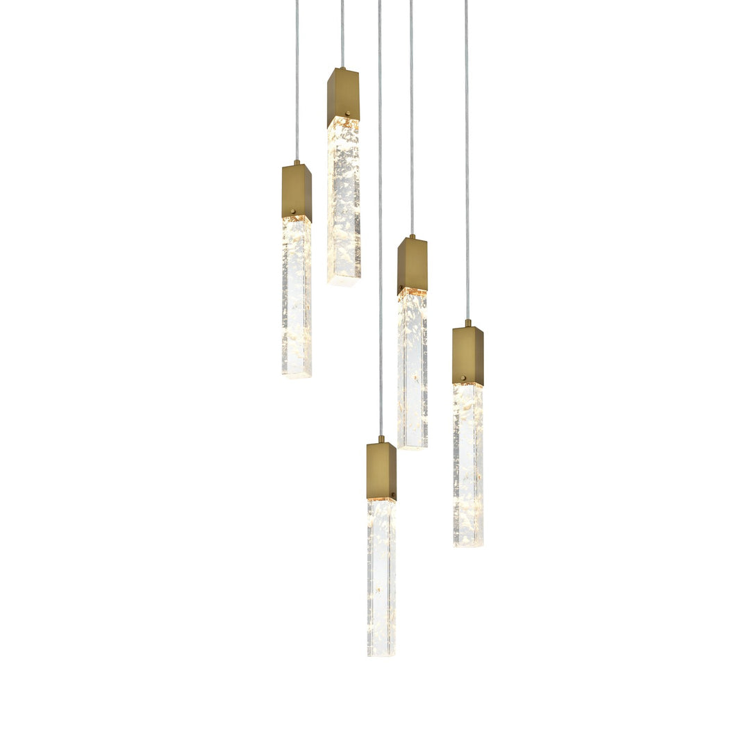 16 Inch Pendant In Satin Gold