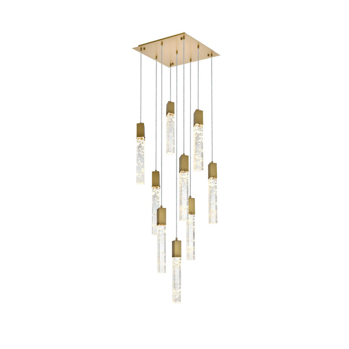 20 Inch Pendant In Satin Gold by Elegant Lighting