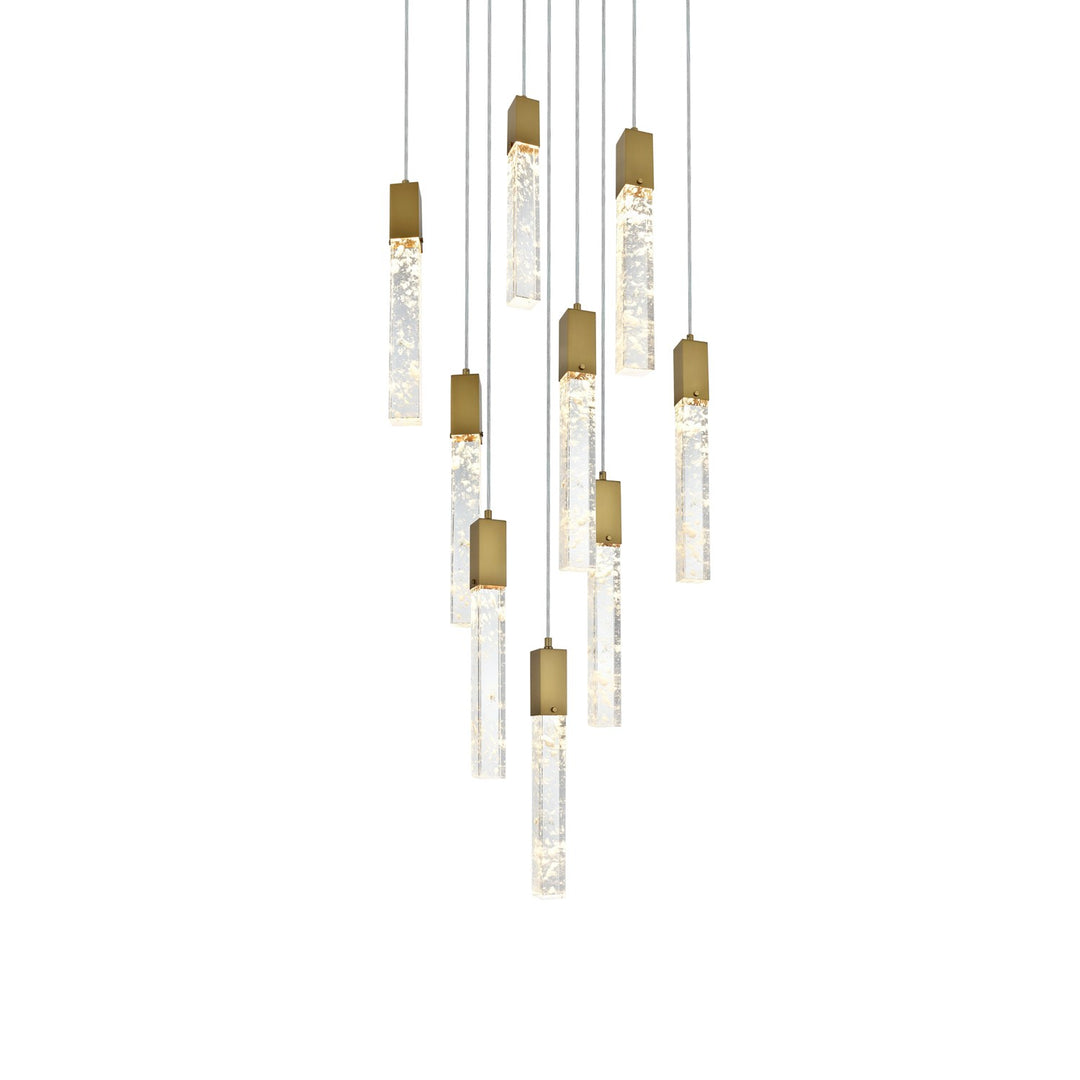 20 Inch Pendant In Satin Gold