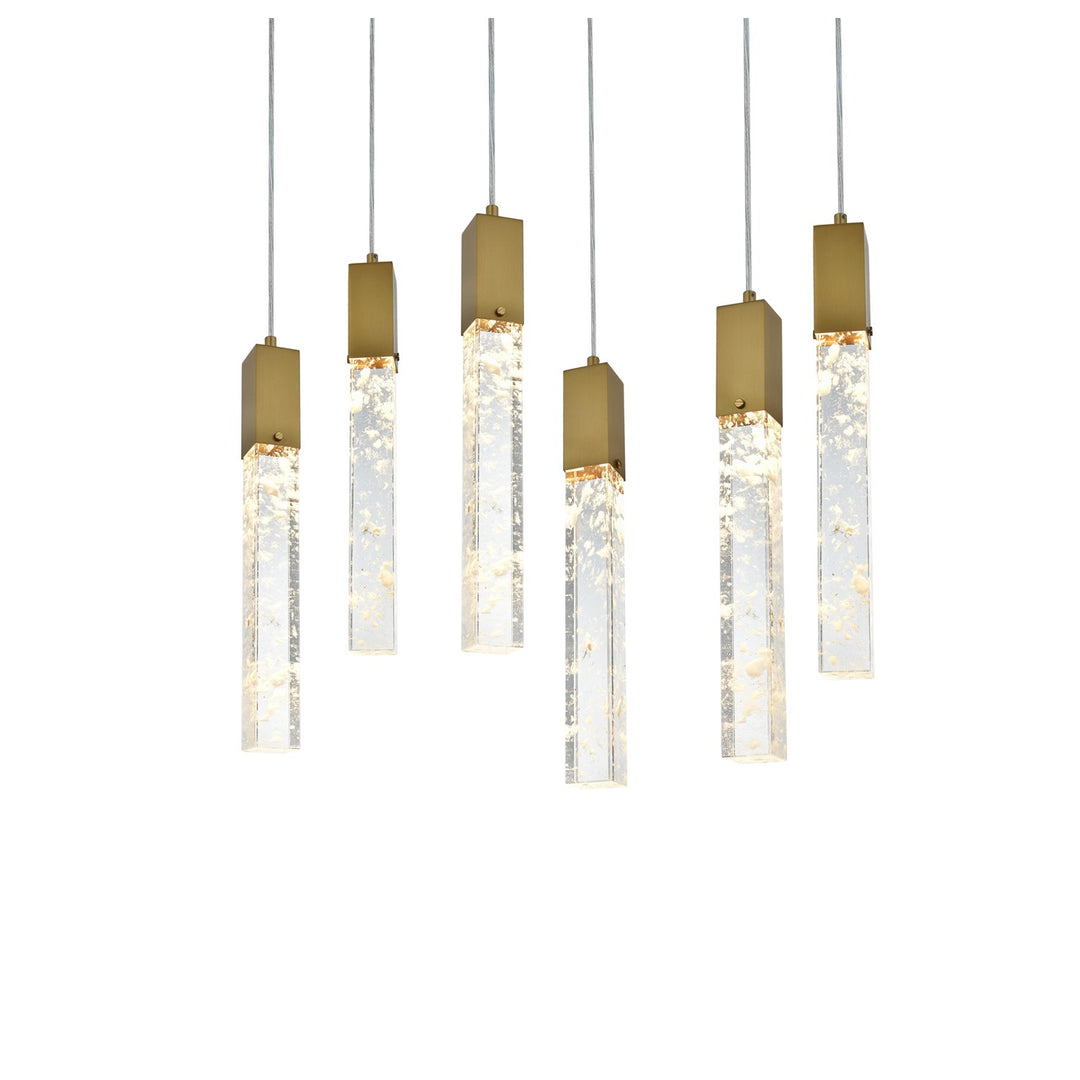 32 Inch Pendant In Satin Gold