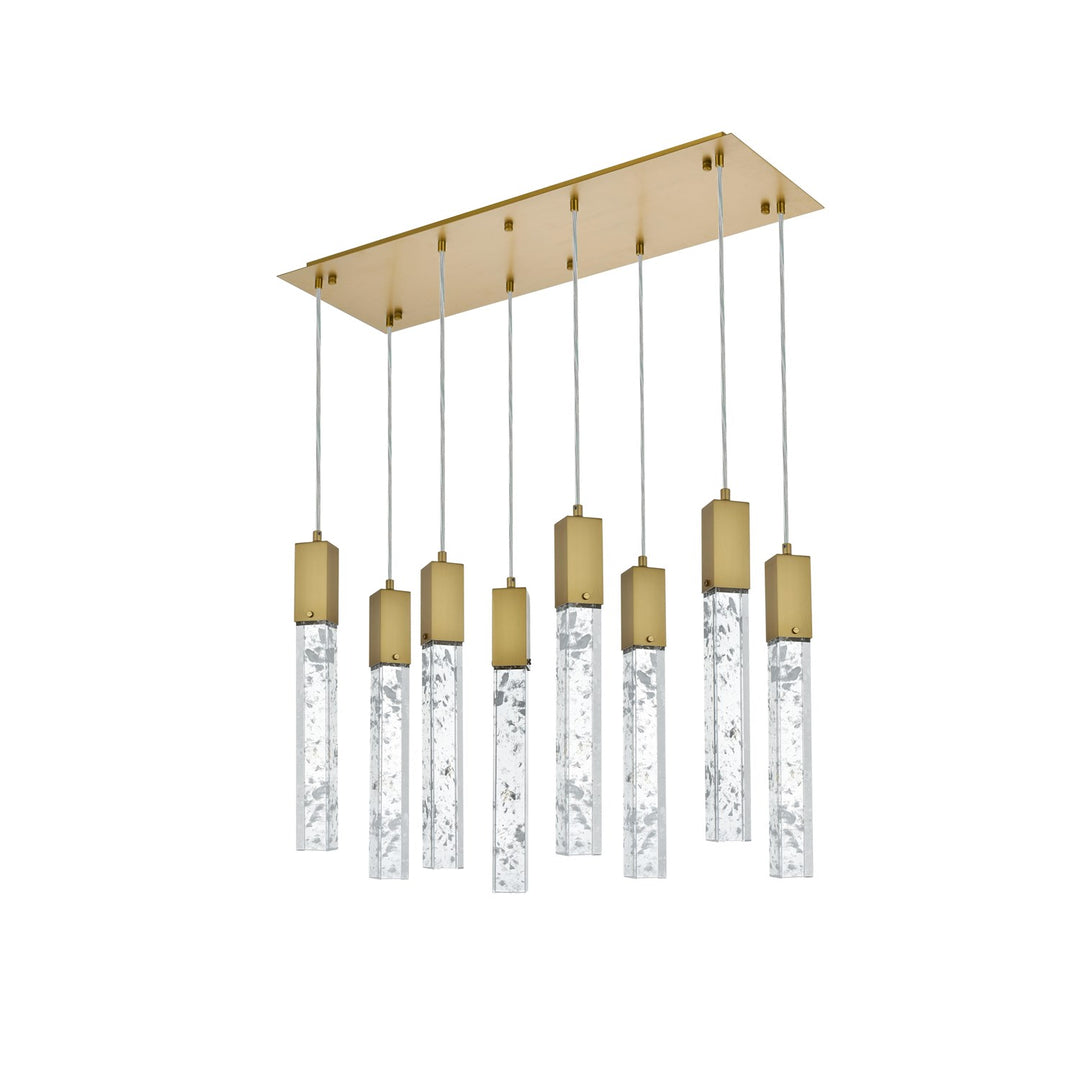 36 Inch Pendant In Satin Gold