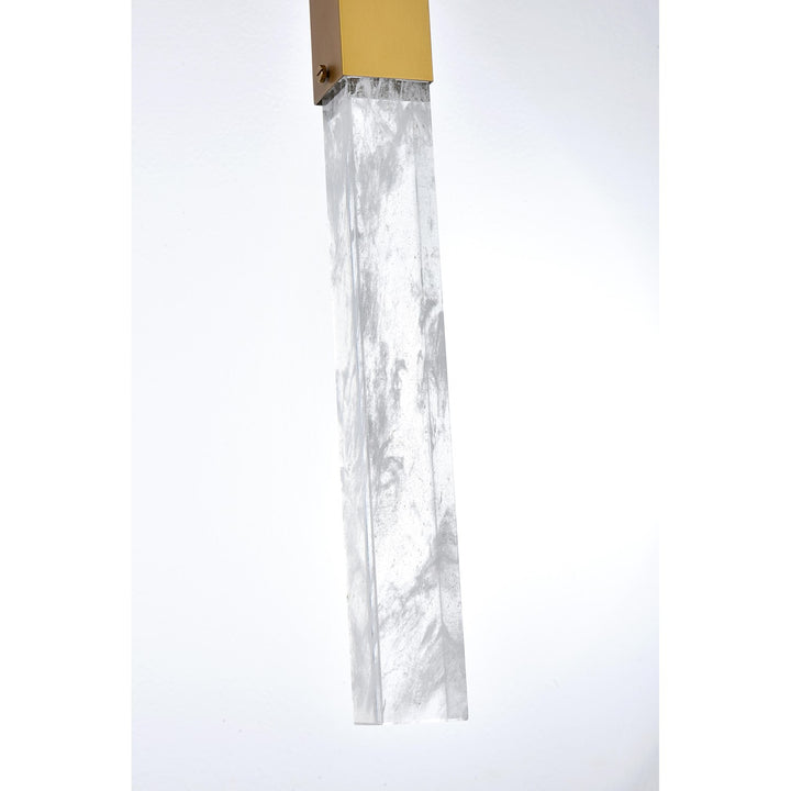 36 Inch Pendant In Satin Gold