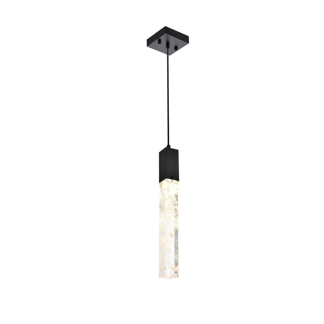 5 Inch Pendant In Black