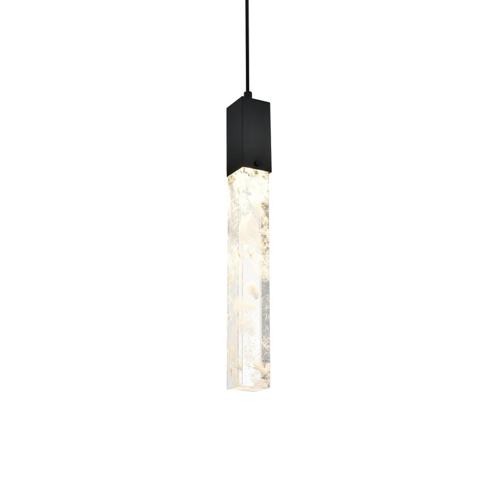 5 Inch Pendant In Black