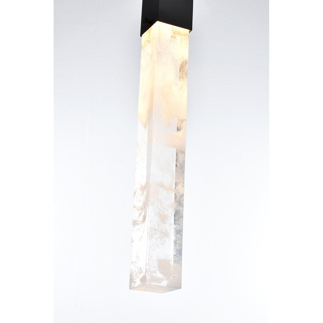 5 Inch Pendant In Black