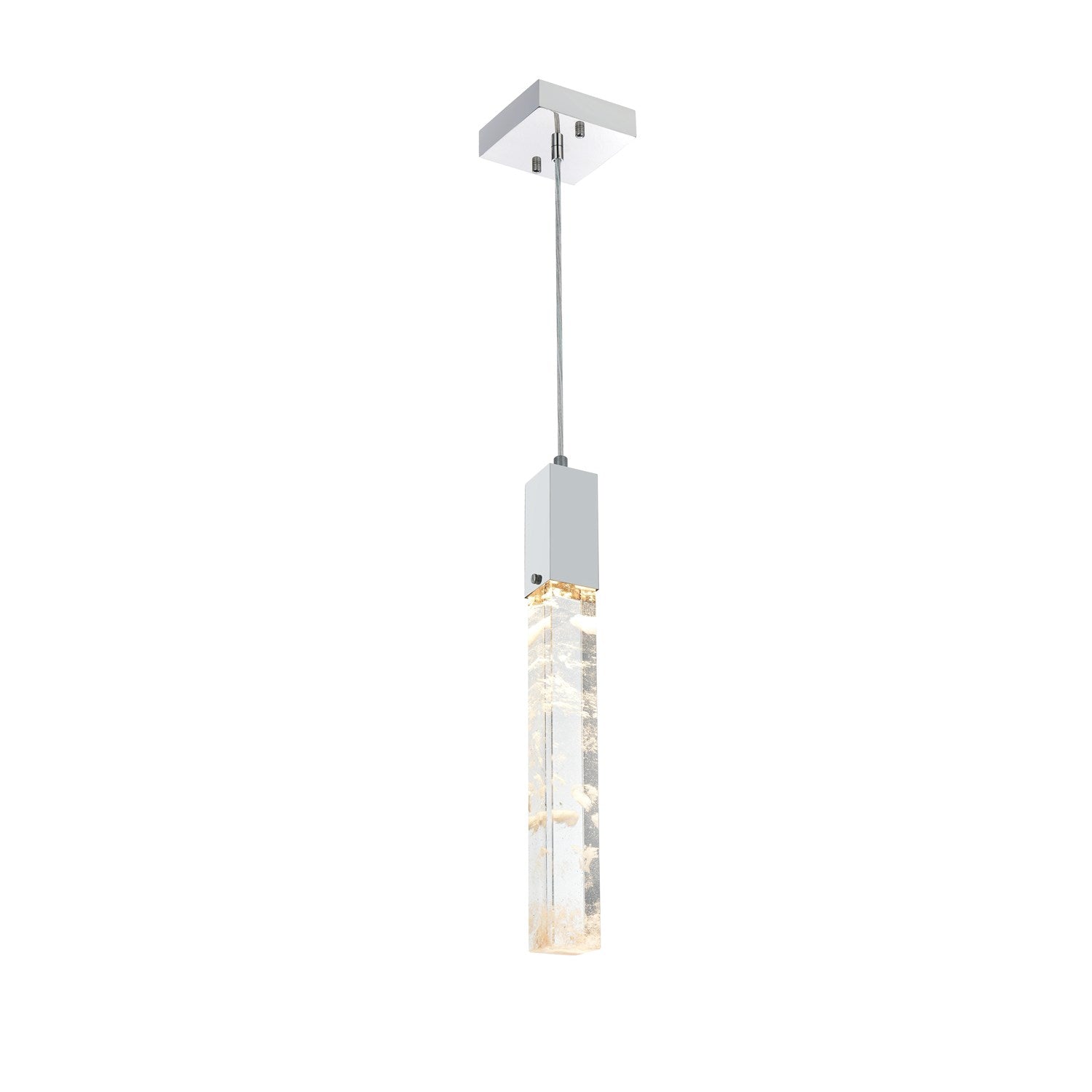 5 Inch Pendant In Chrome by Elegant Lighting