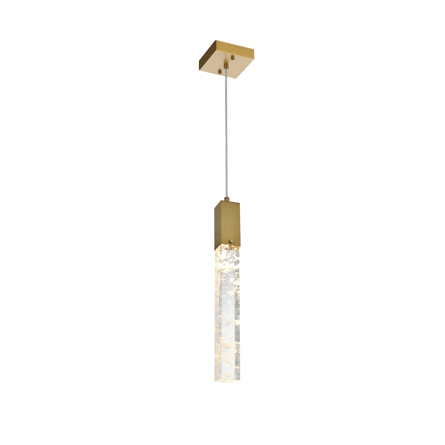 5 Inch Pendant In Satin Gold by Elegant Lighting