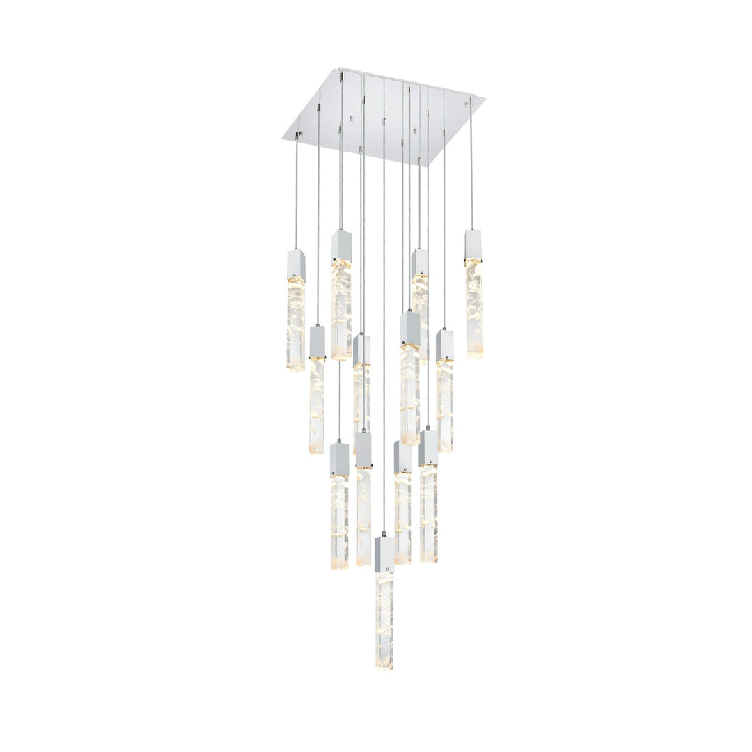 26 Inch Pendant In Chrome by Elegant Lighting