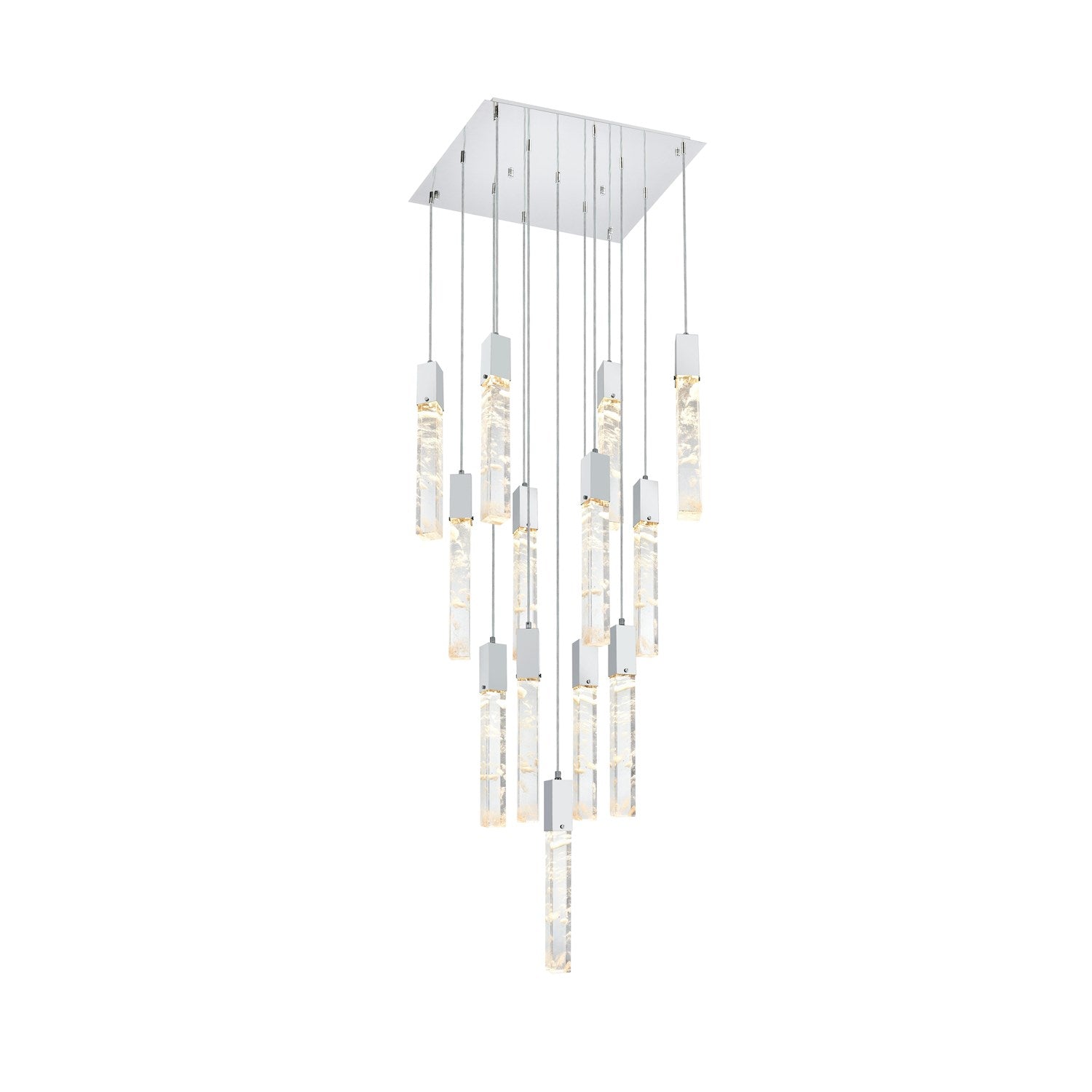26 Inch Pendant In Chrome by Elegant Lighting