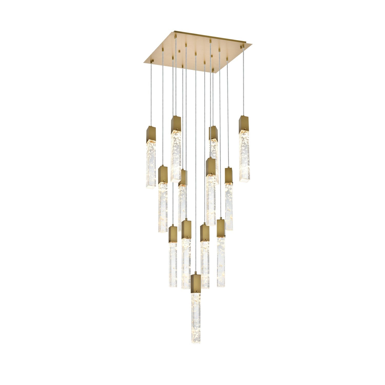 26 Inch Pendant In Satin Gold by Elegant Lighting