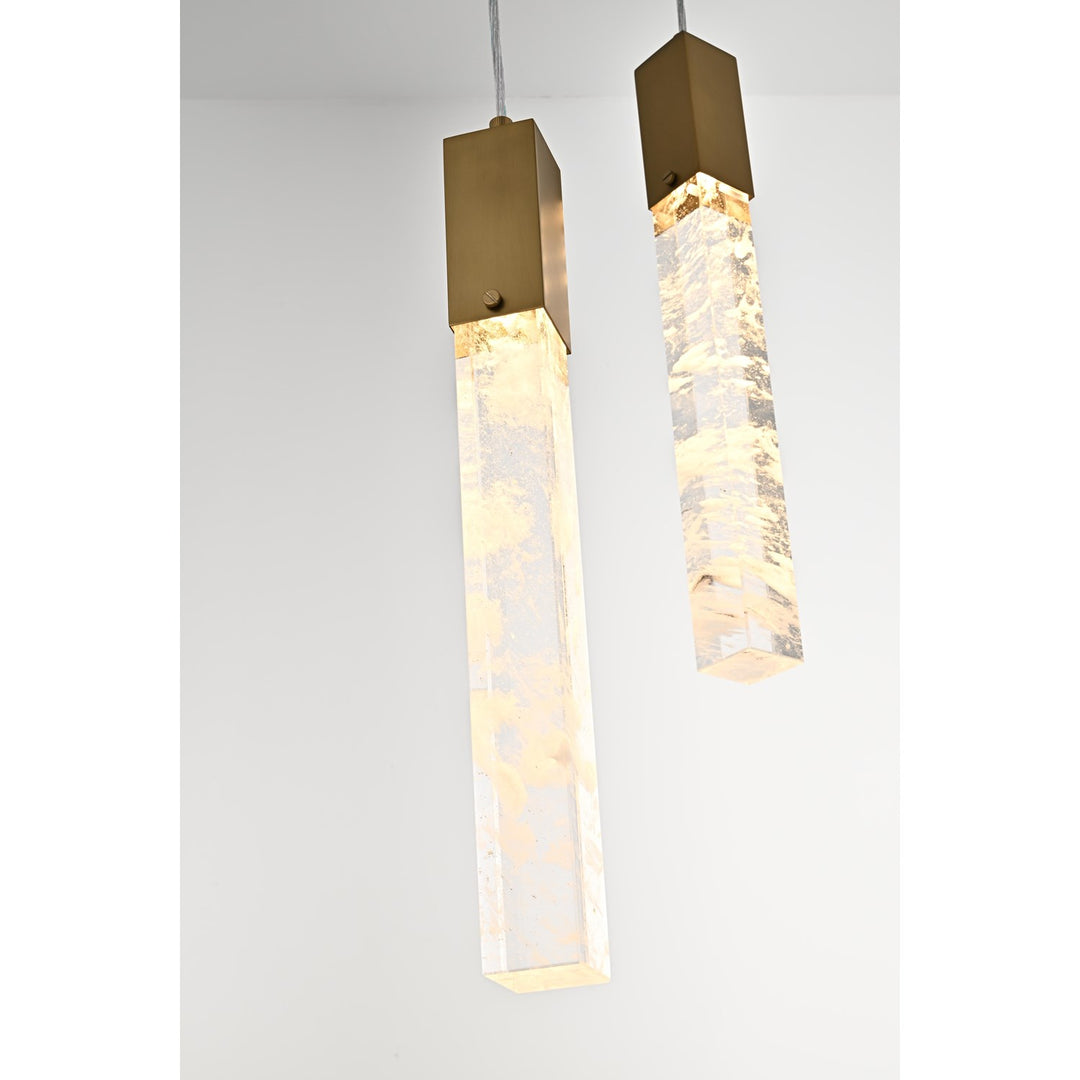 26 Inch Pendant In Satin Gold