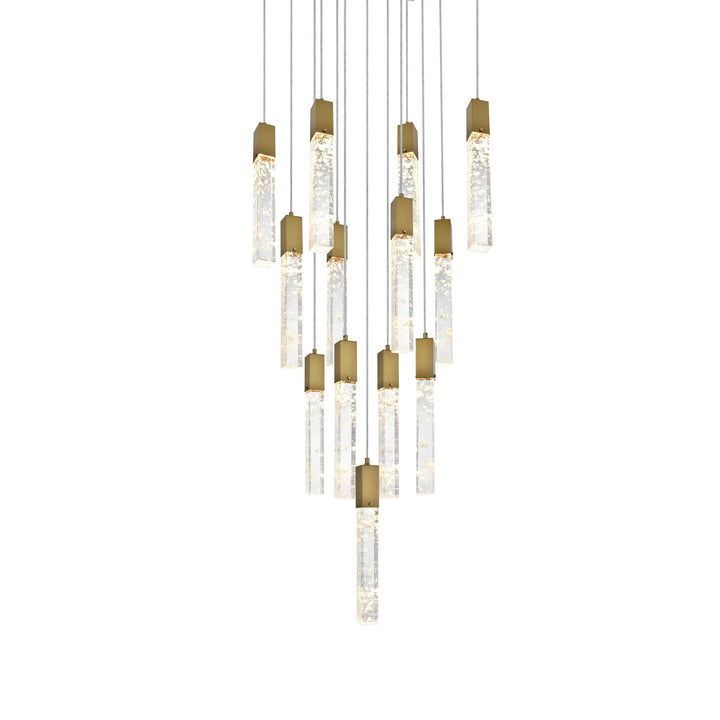 26 Inch Pendant In Satin Gold