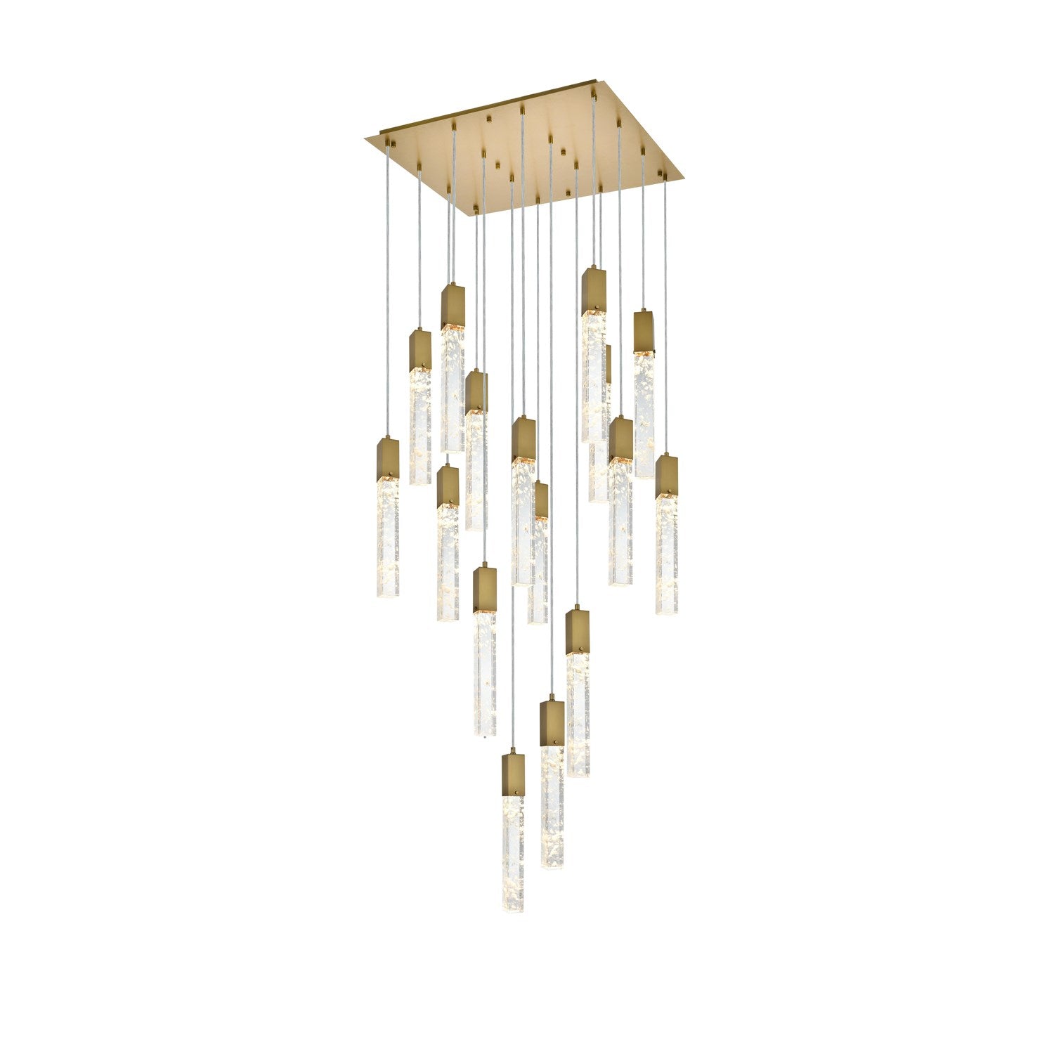 30 Inch Pendant In Chrome by Elegant Lighting