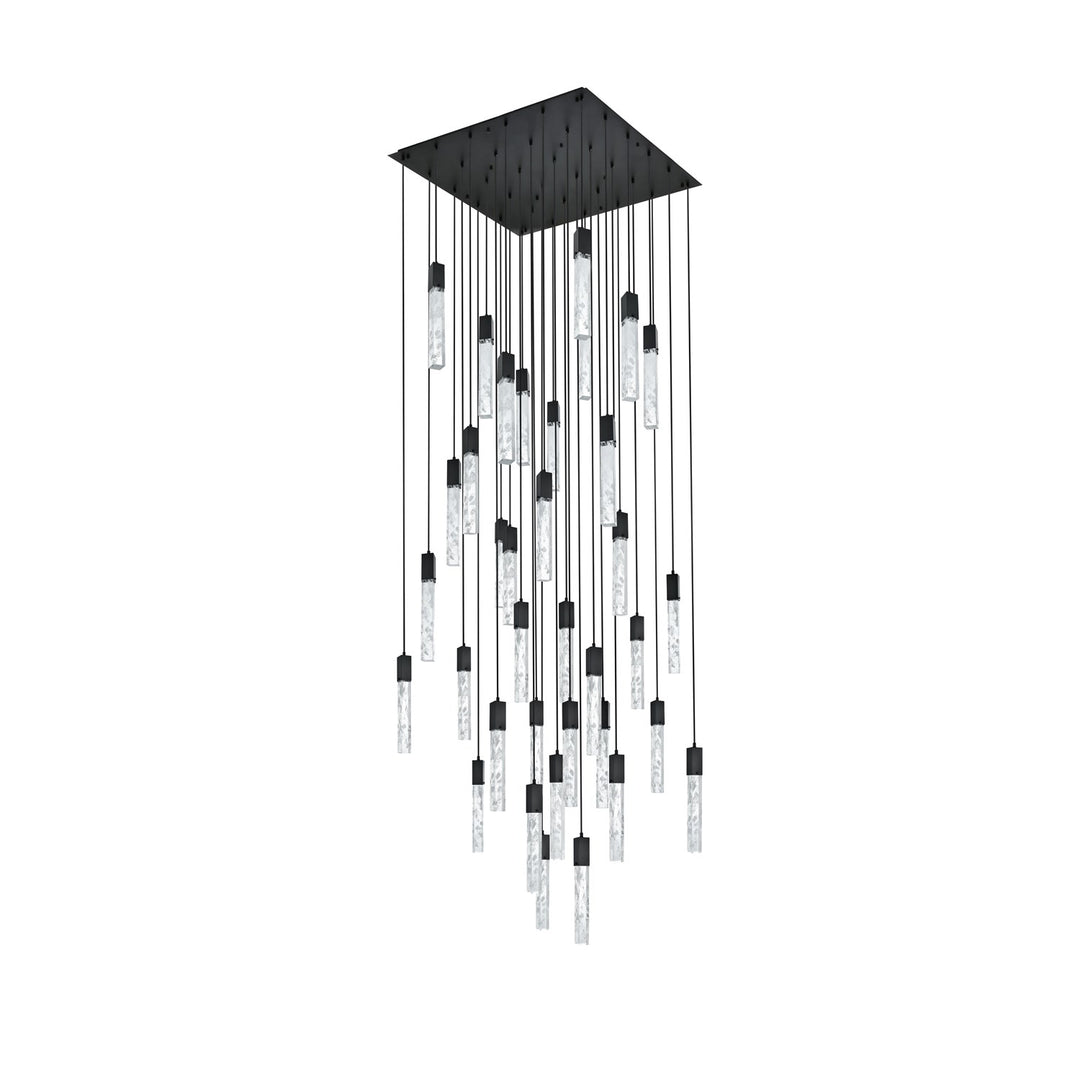 42 Inch Chandelier In Black