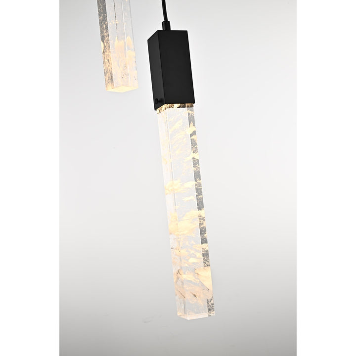 42 Inch Chandelier In Black
