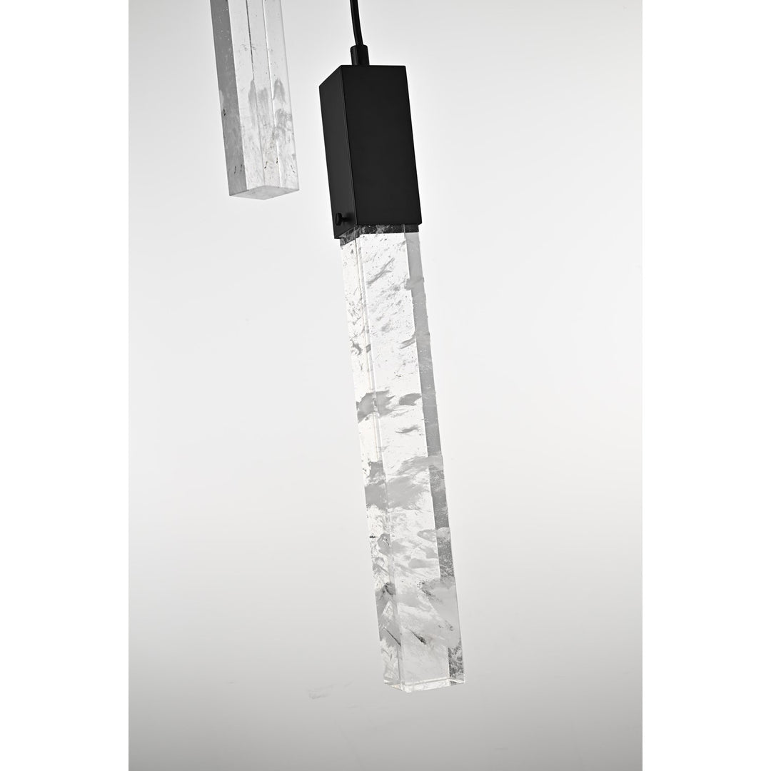 42 Inch Chandelier In Black